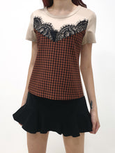 Eyelash Sweet Heart Top - Brown (Non-returnable) - Ferlicious